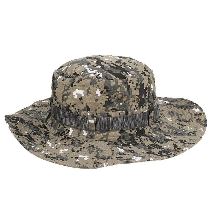Wholesale Custom Logo Camouflage Bucket Hats