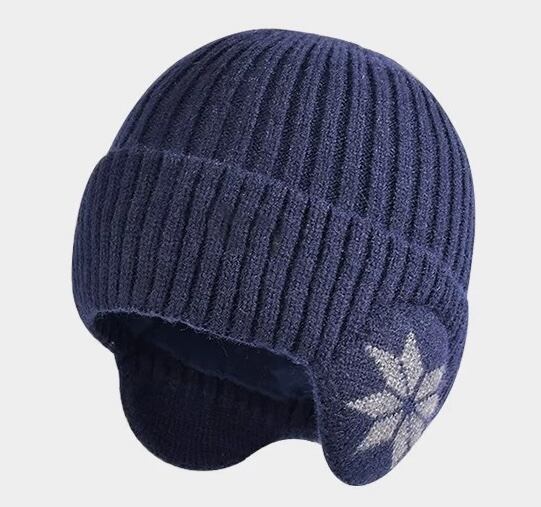 Logo Ear Protect Beanie Hat For Sale