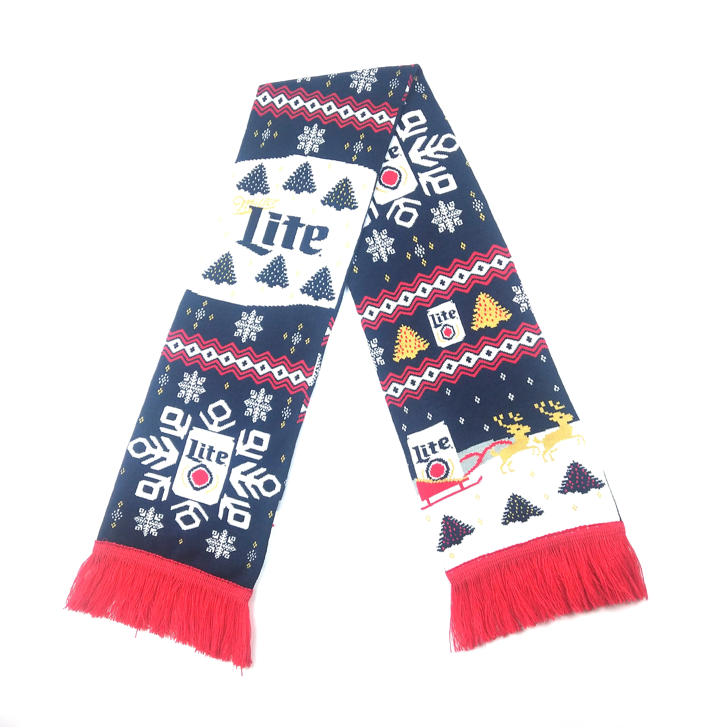 Winter Custom Jacquard Knitted Scarf For Sale