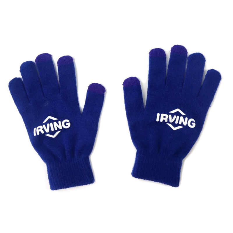 Custom logo Cotton Knitted Gloves Multi-color Color Work Hand Safety Work Gloves