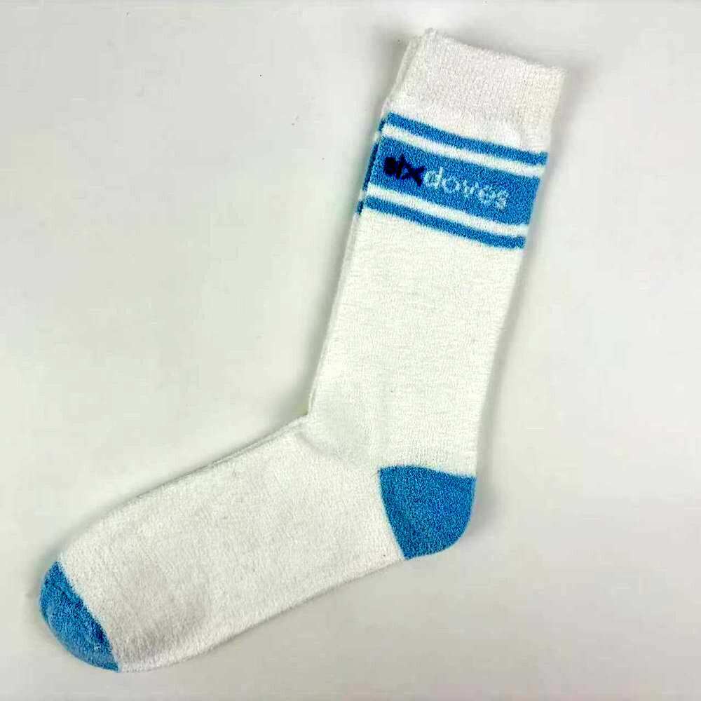 Word Design Polyester Fuzzy Socks for Normal Use