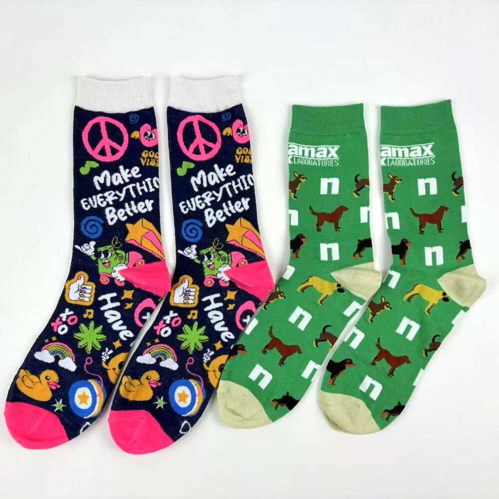 High Needle Custom Unisex Polyester Socks