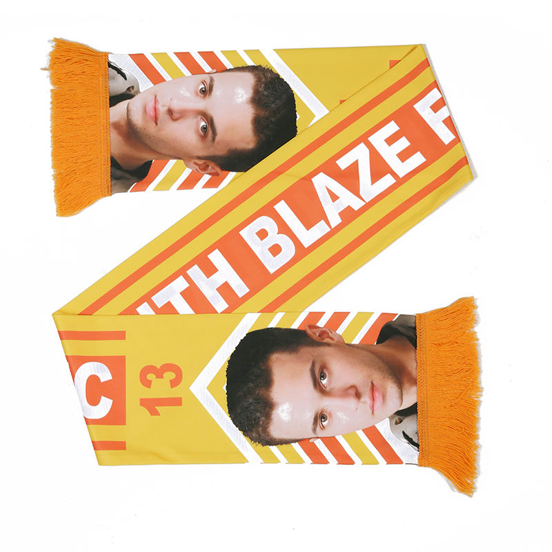 Double-sided Printing Polyester Scarf For Fans