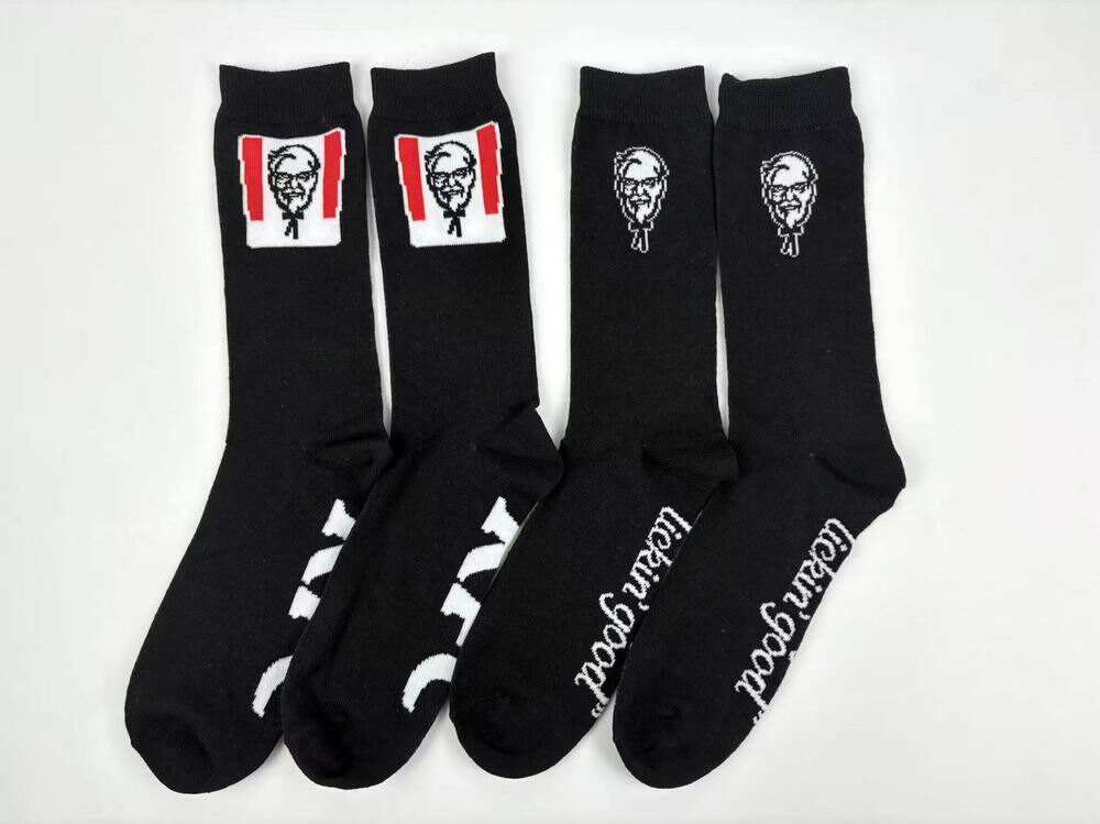 KFC Antimicrobial Jacquard Socks for Normal Use