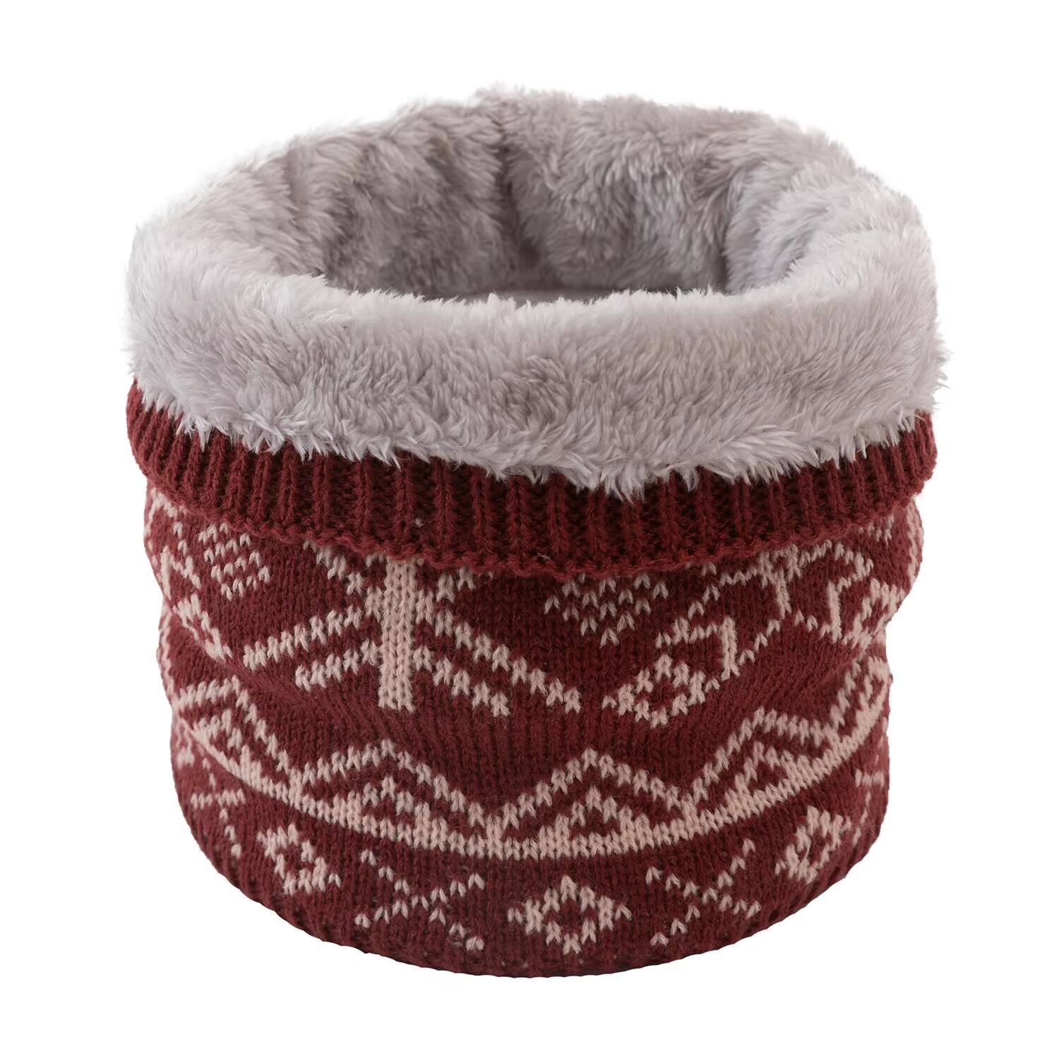 Jacquard Custom Knitted Neck Warmer With Factory