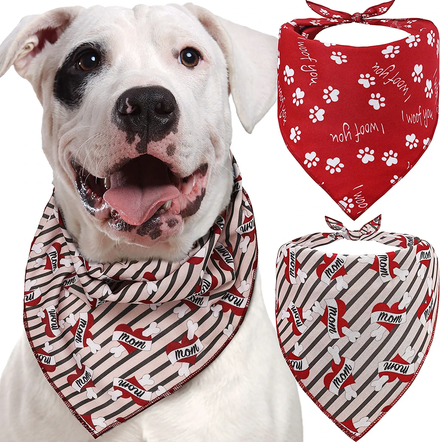 Polyester Triangle Printing Dog Bandana For Wholesale