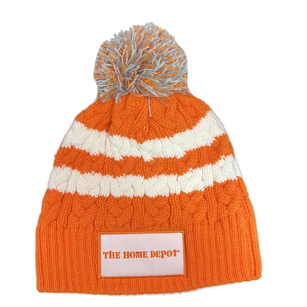 Warm Cable Beanie Hat For Sale with PomPom