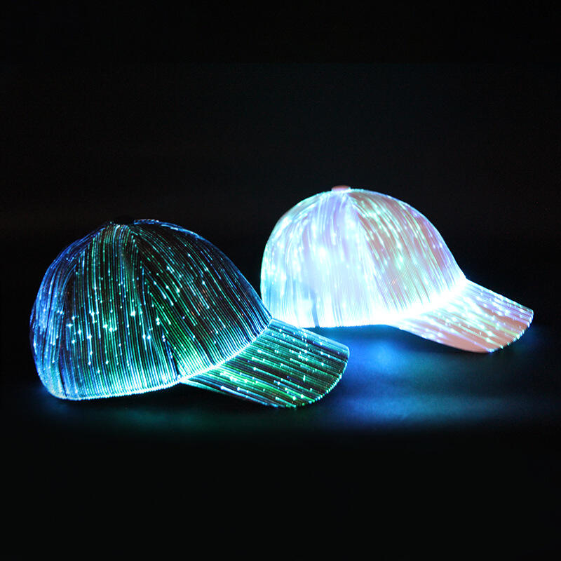 LED Hat with Custom Luminous Glowing Baseball Hats 