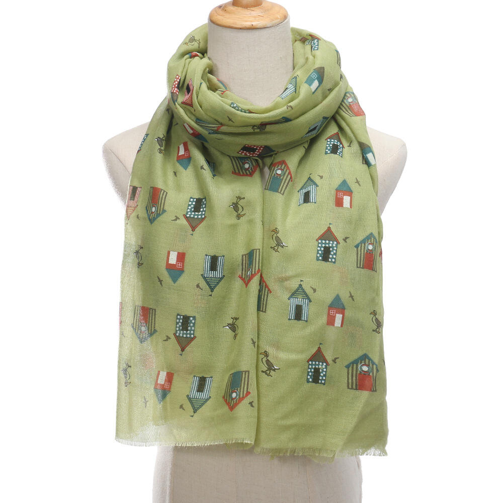 Printed House Polyester Shawl For Outdoor