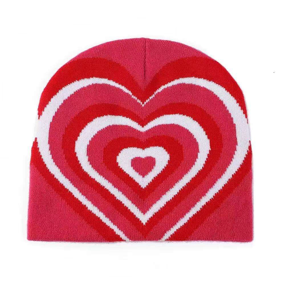 Y2K WinterJacquard Beanie Hat For Sale