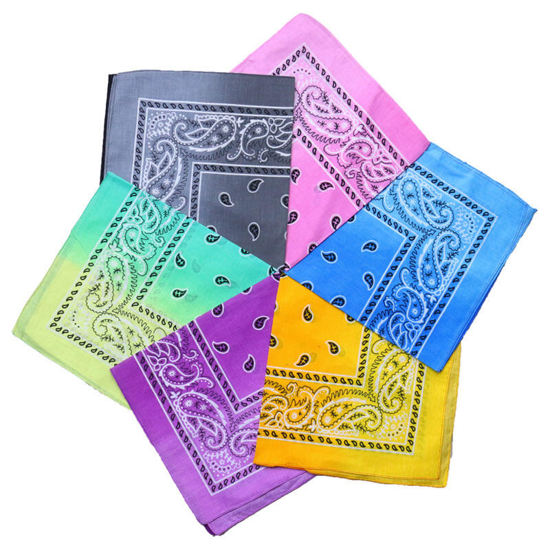 Cotton Tie Dye Square Bandana For Wholesale