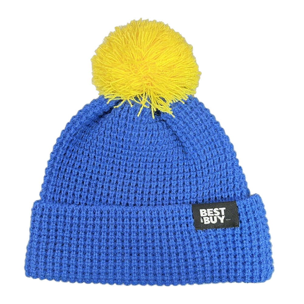 प्रचार के लिए वाफल पॉमपॉम बीनी हैट