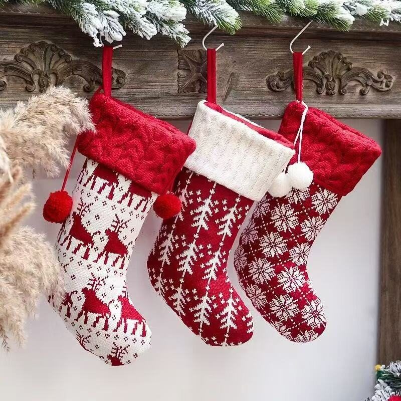 Colorful Acrylic Christmas Stockings for Christmas Decoration