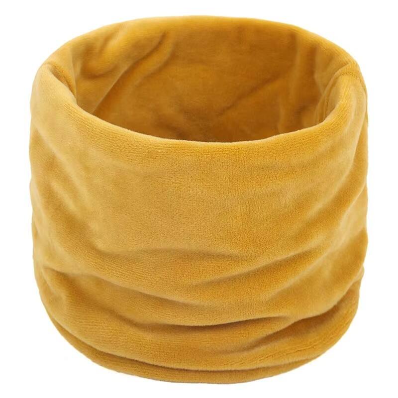 Solid Color Fleece Polyester Neck Warmer For Winter