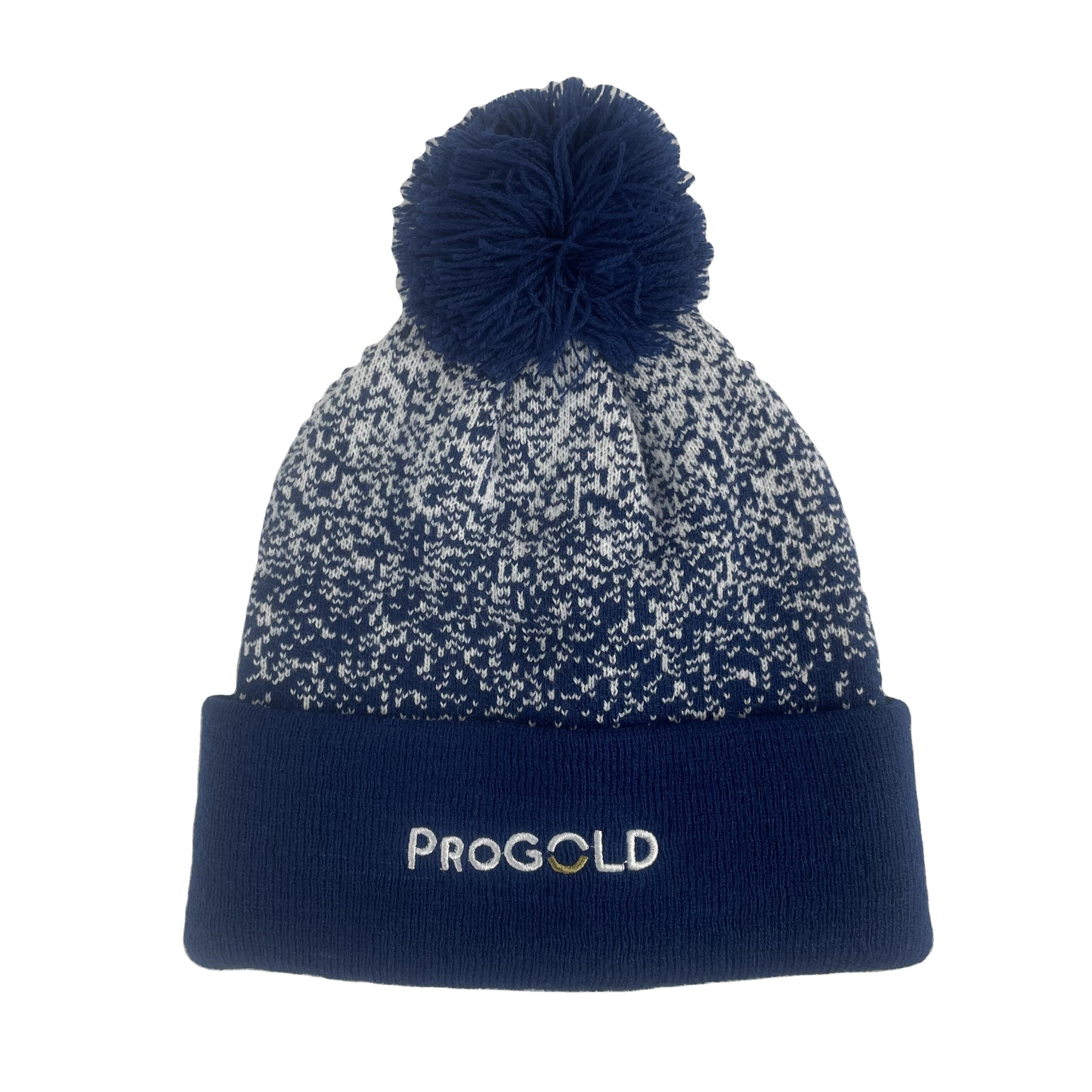  Low MOQ All Over Print No Cuff Fold Winter Skull Cap Custom Logo Jacquard Knit Beanie