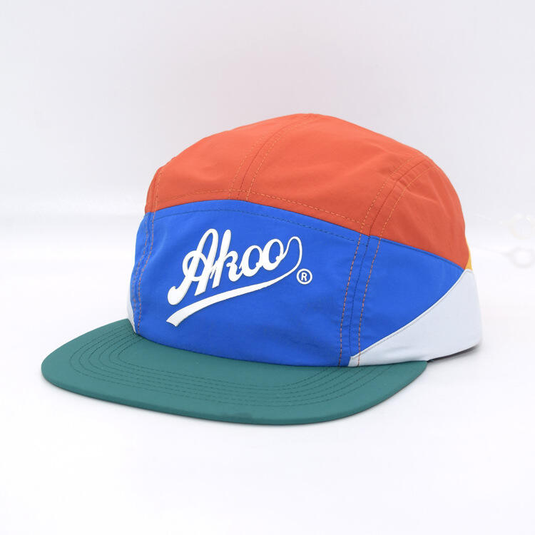 Outdoor Cycling 6 Panel Snapback hats with Fashion Color