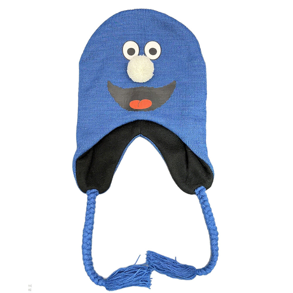 Knitted Custom Logo Earflap Beanie Hat For sale