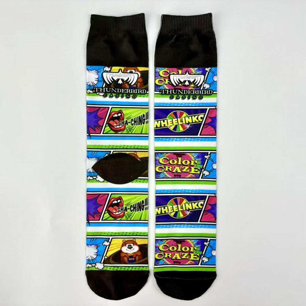 Custom Flat Sublimation Socks for Outdoor Use