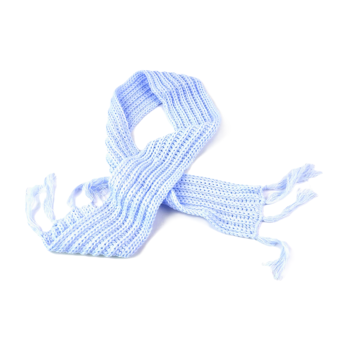 Custom Winter Plain Color Knitted Scarf For Kids