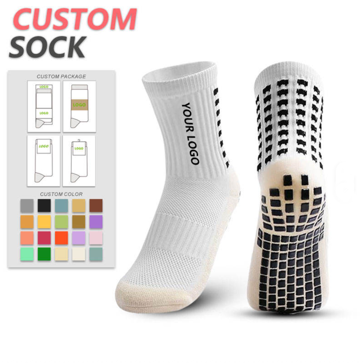 Custom Anti-slip Socks With Factory