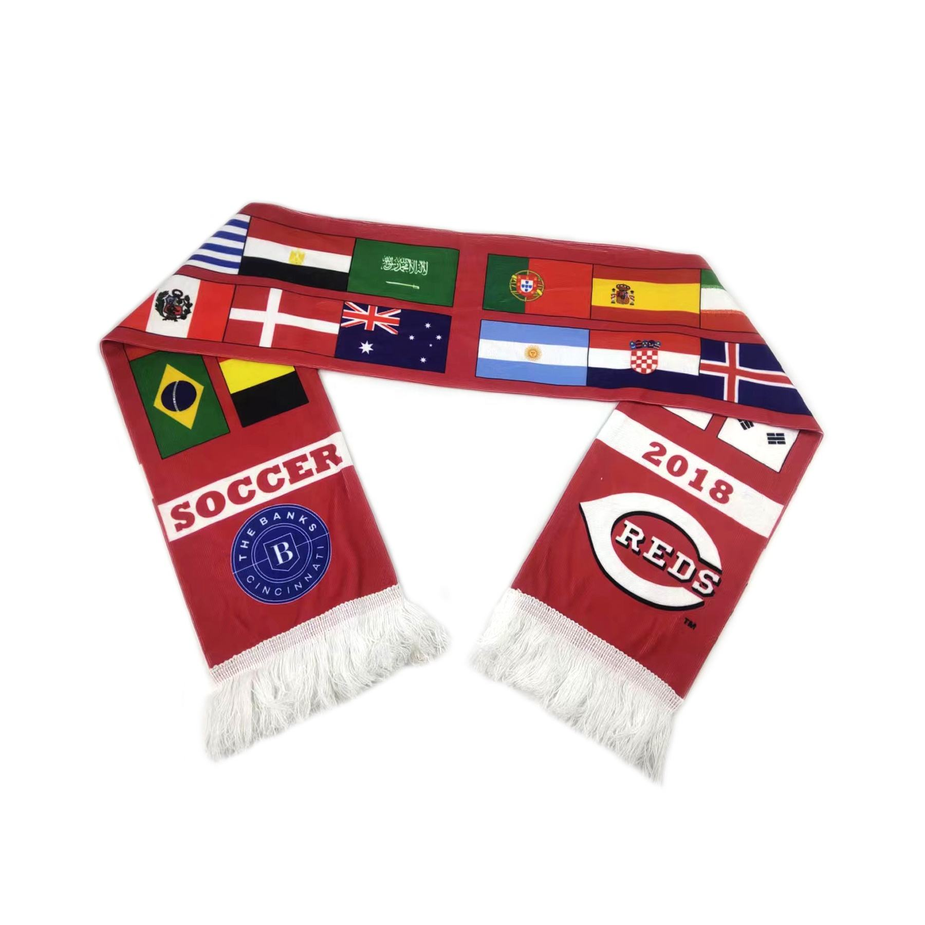 Custom Logo Printed Scarf For Sale