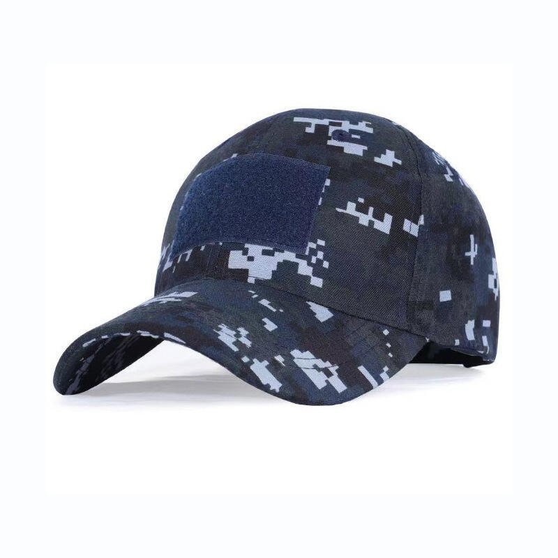 Black Camo High Quality Custom Logo Camo Hats