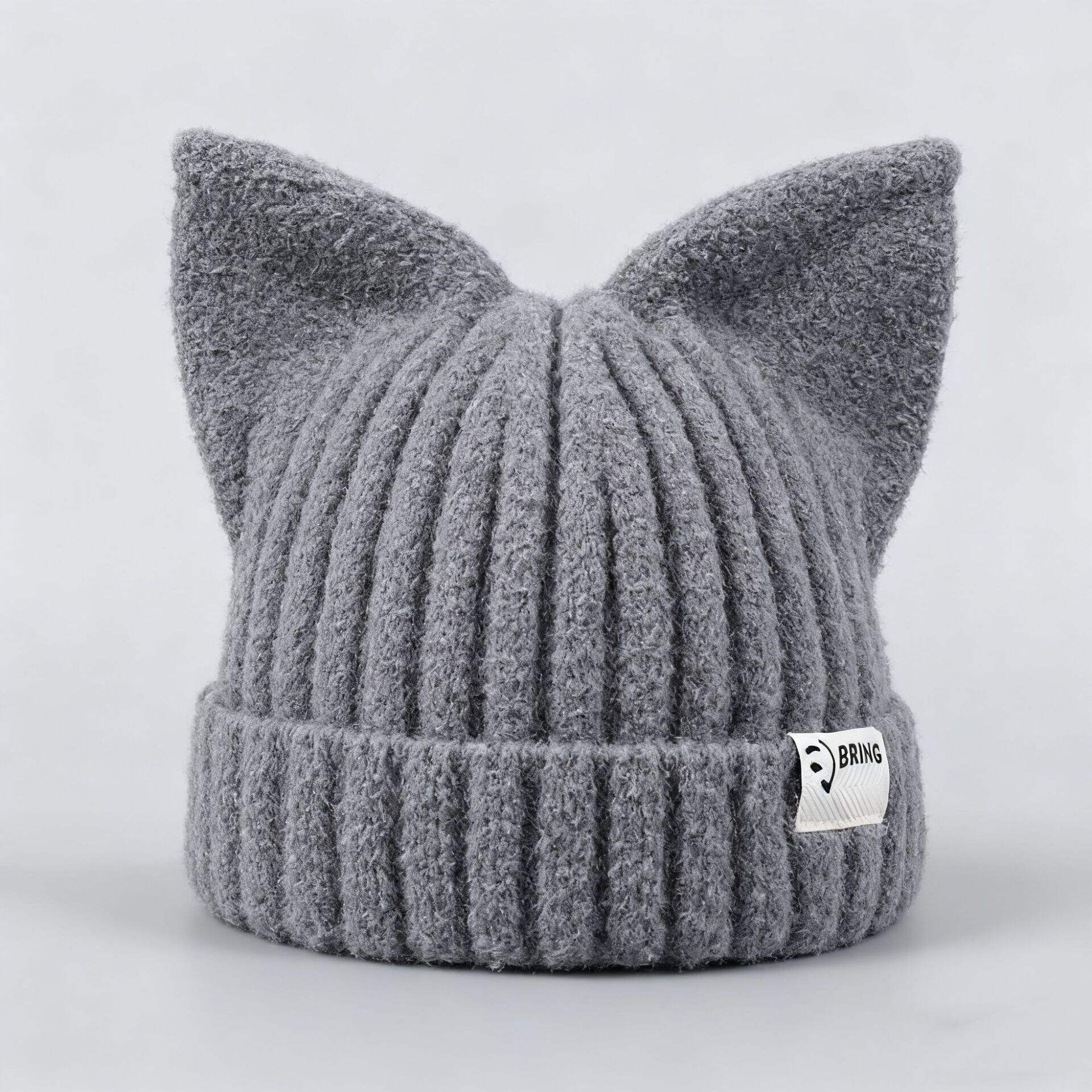 Cute Cat Ear Beanie Hat With Factory