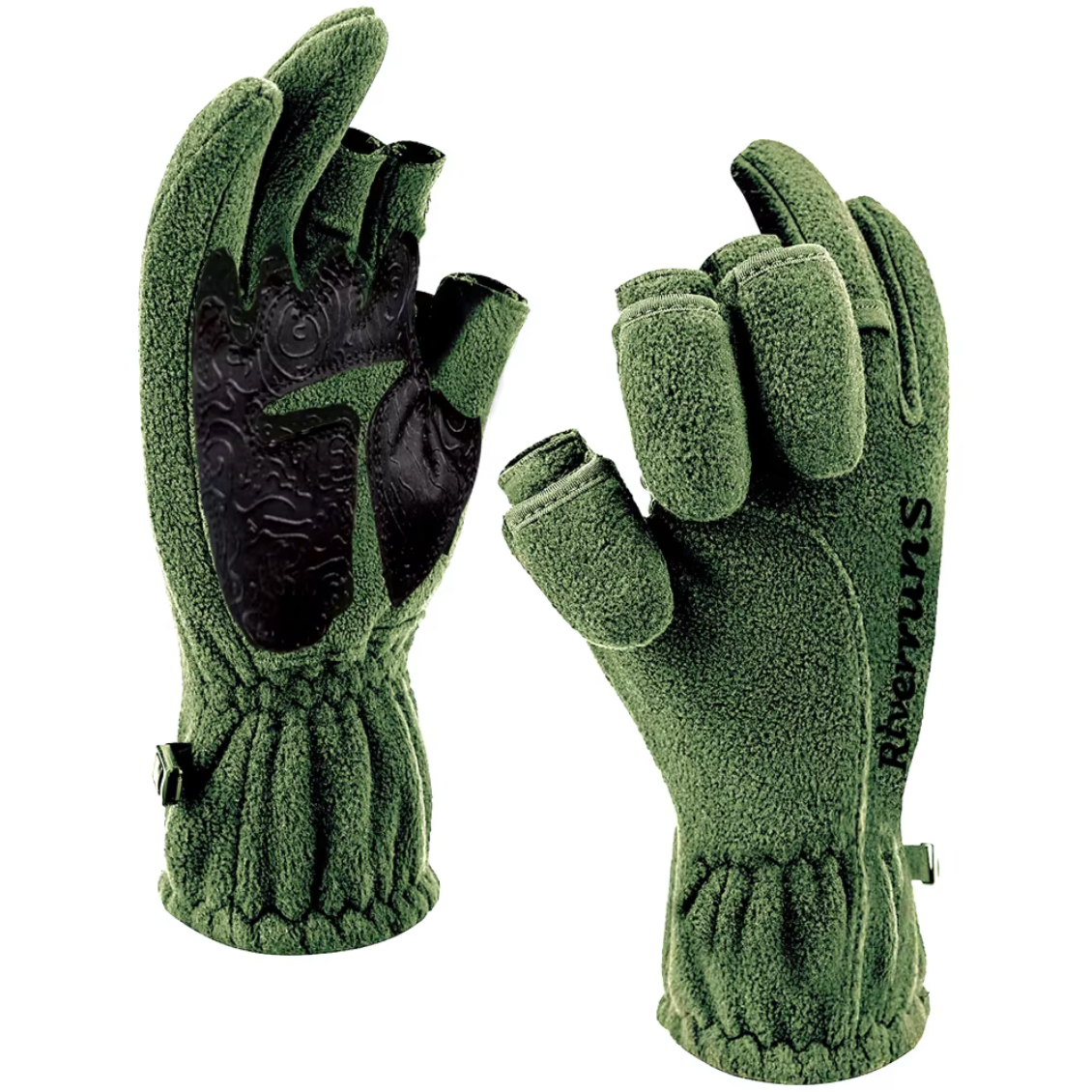 Printed logo Fleece Gloves For Sale