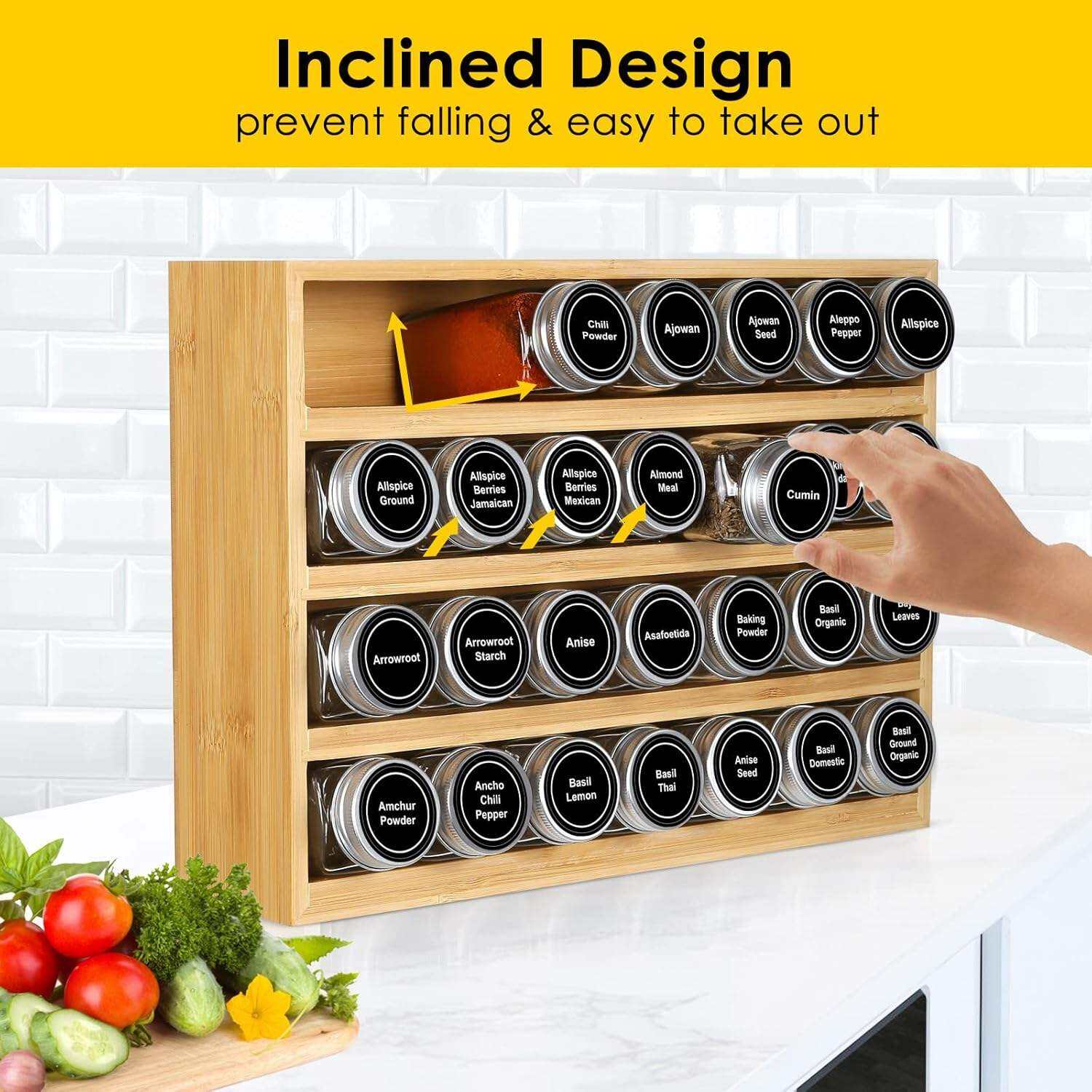 How to Organize Your Spices with a Stylish Wall Mountable Spice Rack