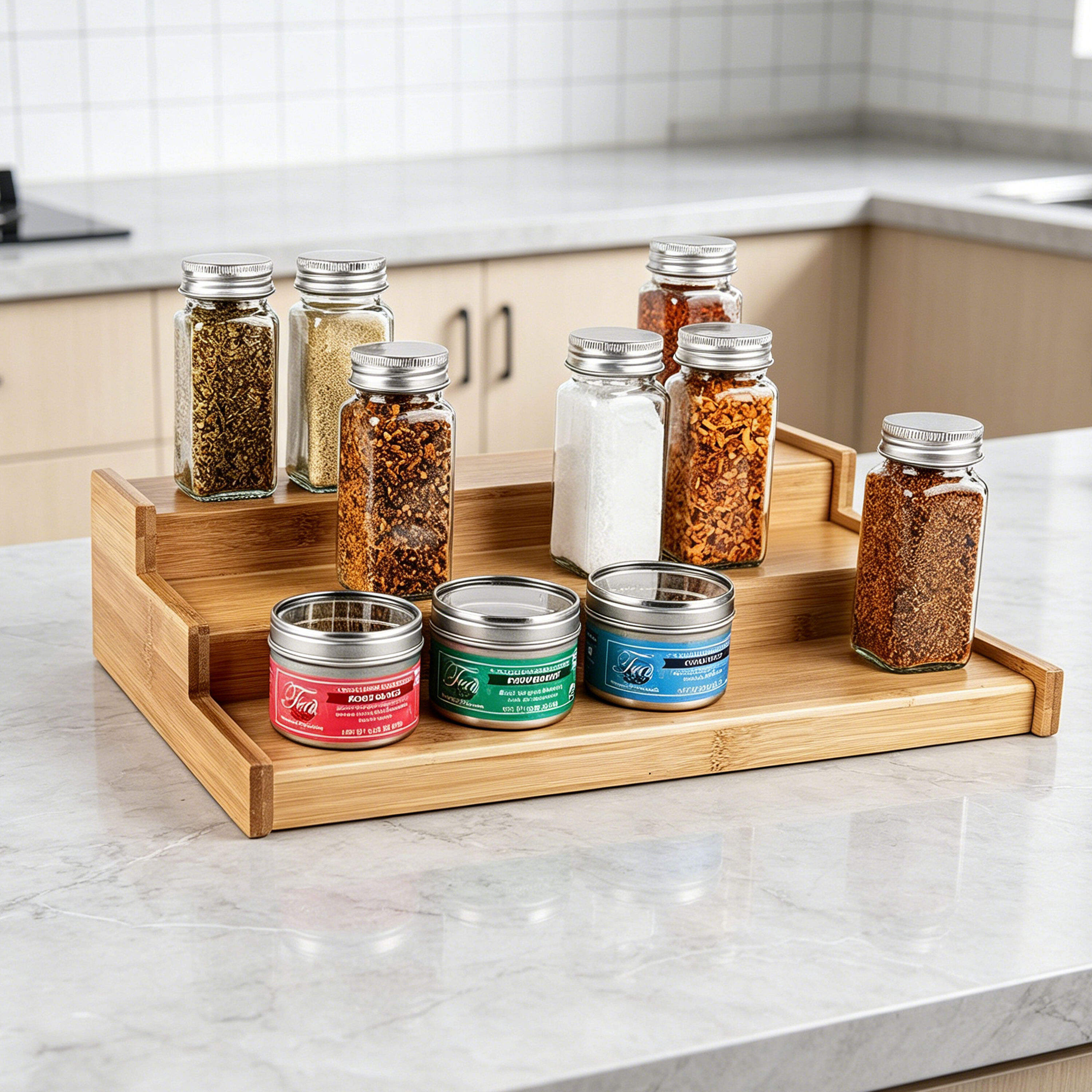 How to Maximize Space with a Compact Countertop Spice Holder