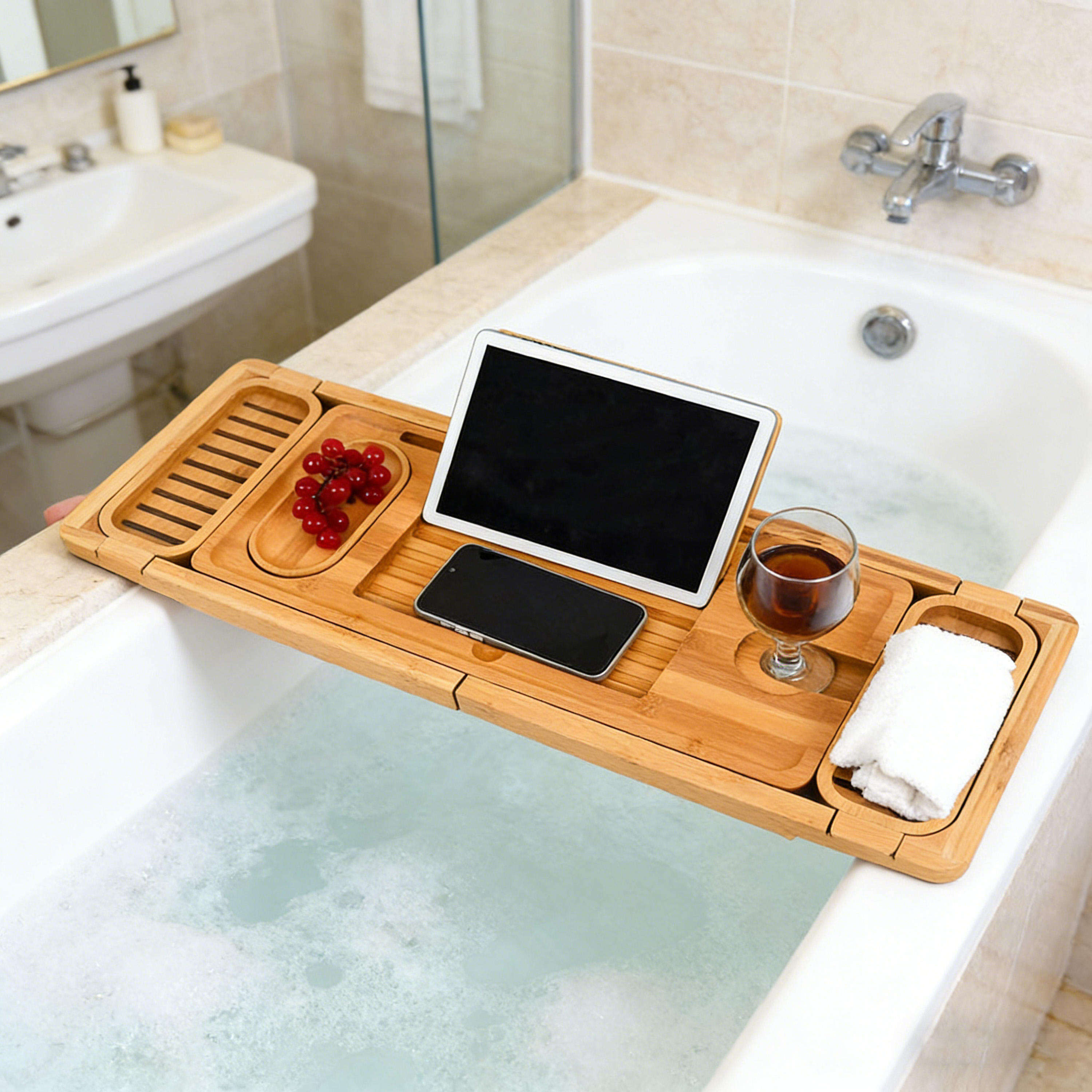 Where to Buy Trendy Bathroom Bath Trays in Bulk for Retail