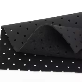 Perforated Breathable 3 Layer Polyester laminated Neoprene SBR OK LooP Fabric for Sports Knee and Elbow Pads