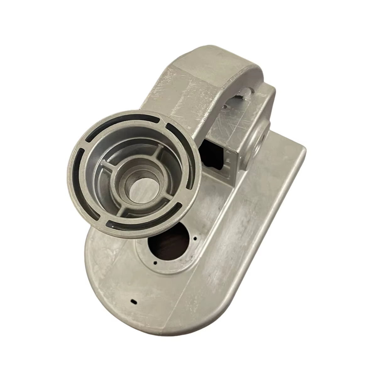 Custom Zinc Die Casting Metal Parts Cast Aluminum for Optical Instrument Connector Made From Zinc Alloy details