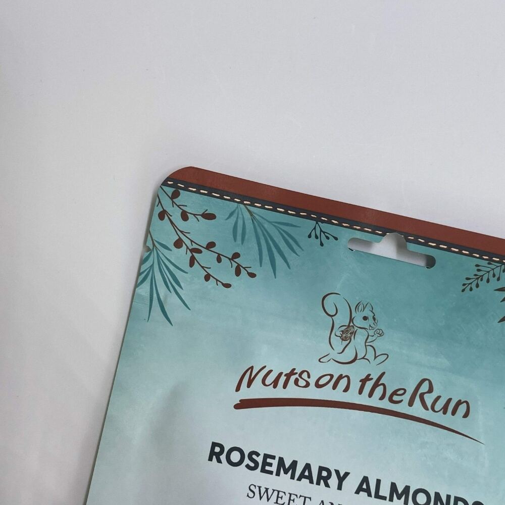 Pecans Nuts Snack Food Plastic Packaging Bags Stand up Pouch With Resealable Zipper