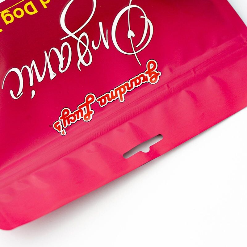 Custom Matte Stand-Up Pouch for Dried Berries Plastic Packaging Doypack