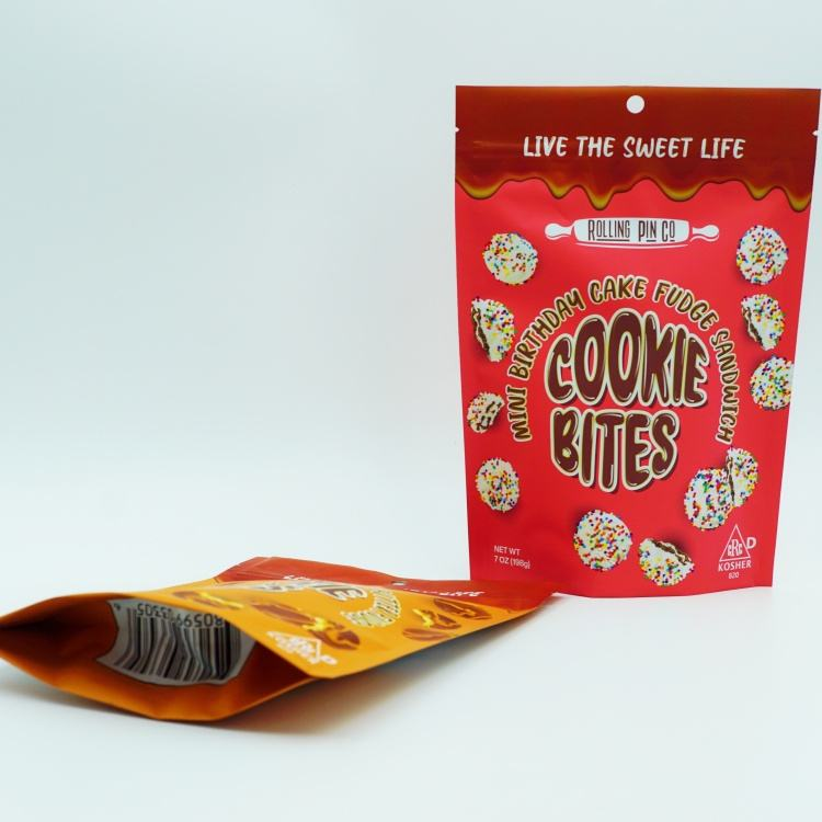Custom Cookie Snack Stand up Pouch Food Aluminum Packaging Bags