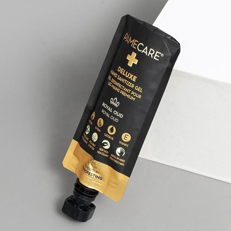 Custom Plastic Liquid Soap Pouch Liquid Cosmetic Packaging Spout Pouches