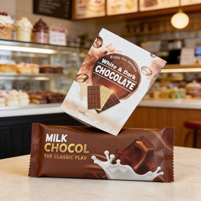 Custom PET/VMPET/PE Stand-Up Pouch for Chocolate & Confections