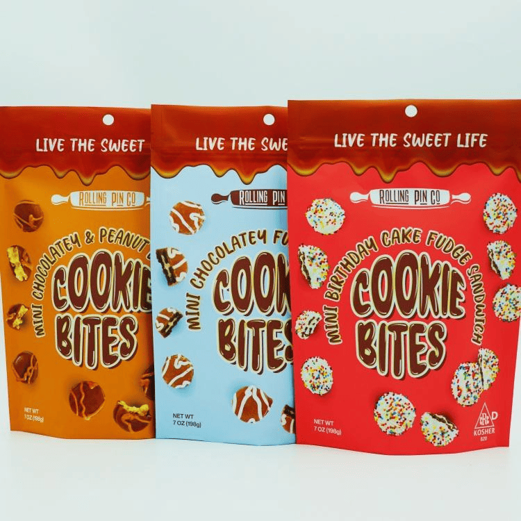 Custom Cookie Snack Stand up Pouch Food Aluminum Packaging Bags