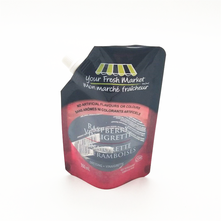 Customized Stand up Plastic Packaging Pouch For Liquid Bag