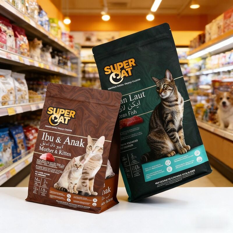 Pet Dog Food Packaging Bags Big Size 5kg with Resealable Zipper 