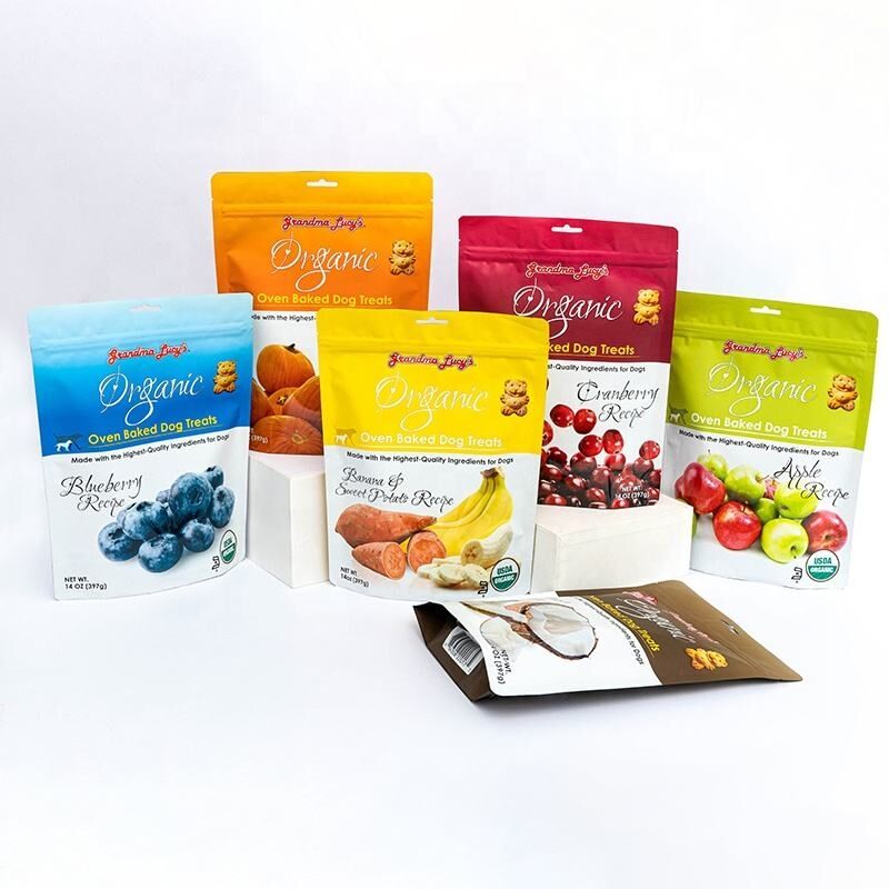 Custom Matte Stand-Up Pouch for Dried Berries Plastic Packaging Doypack