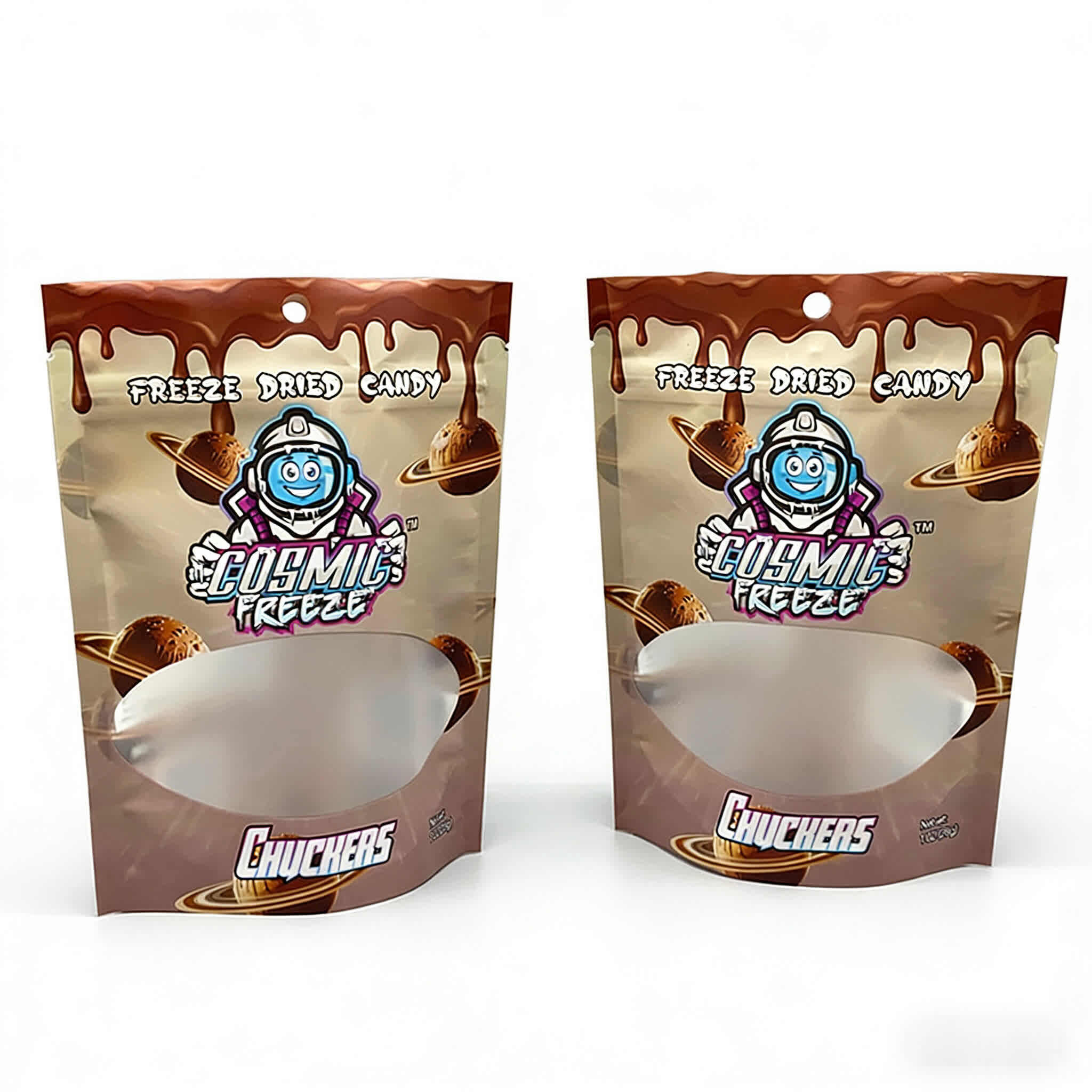 Pacáiste seachtrach Mylar do seacláid le priontáil saincheaptha, pacáiste seachtrach a sheasann suas