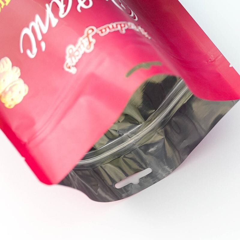 Custom Matte Stand-Up Pouch for Dried Berries Plastic Packaging Doypack