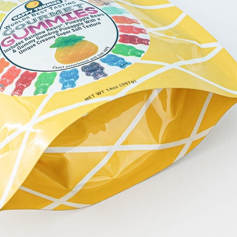 Sweet Candy Pineapple Flavor Stand up Pouch Mylar Bag with Zipper
