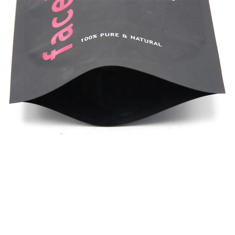 Beg Pembungkusan Spout Hitam untuk Syampu dan Kosmetik Cair