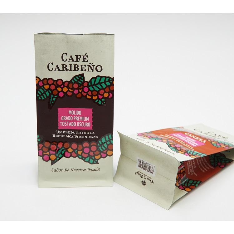 Coffee Bean Coffee Powder Plastic Packaging Bags Snack Food Metalized Box Pouch