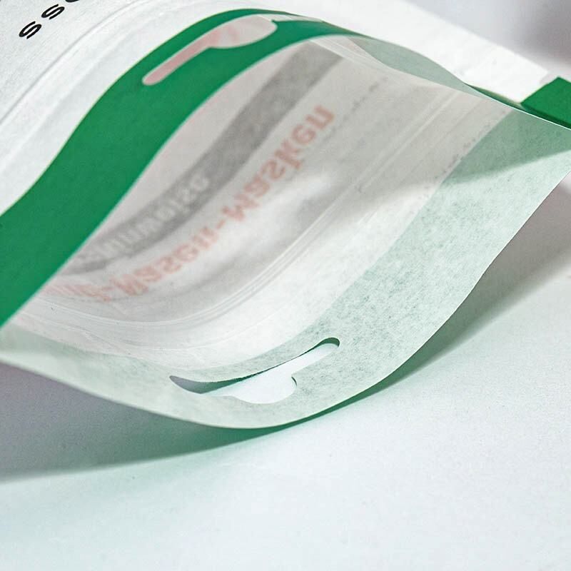 Komposztálható, lebontható, élelmiszer-min?ség? kraftpapír álló zacskó