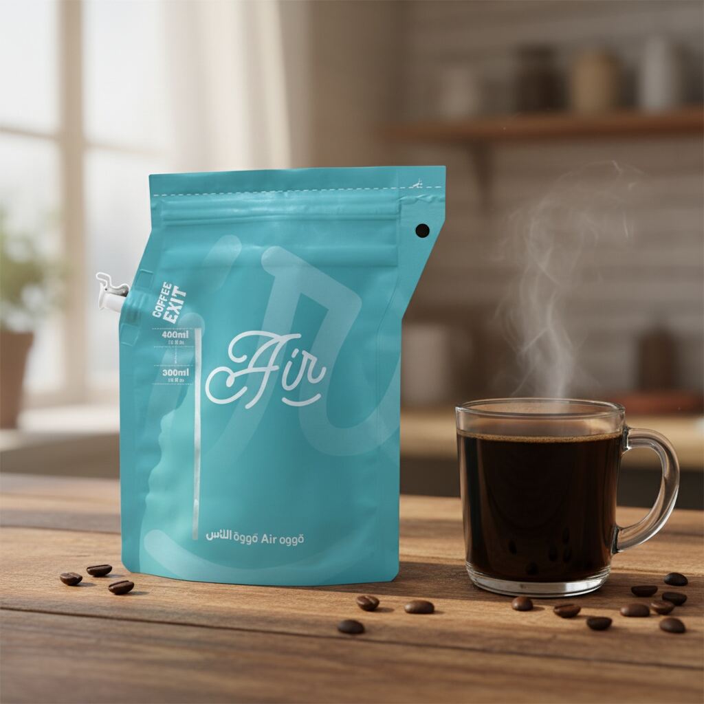 New Design Spout Pouch Coffee Maker Brew Bag Gravure Printing 