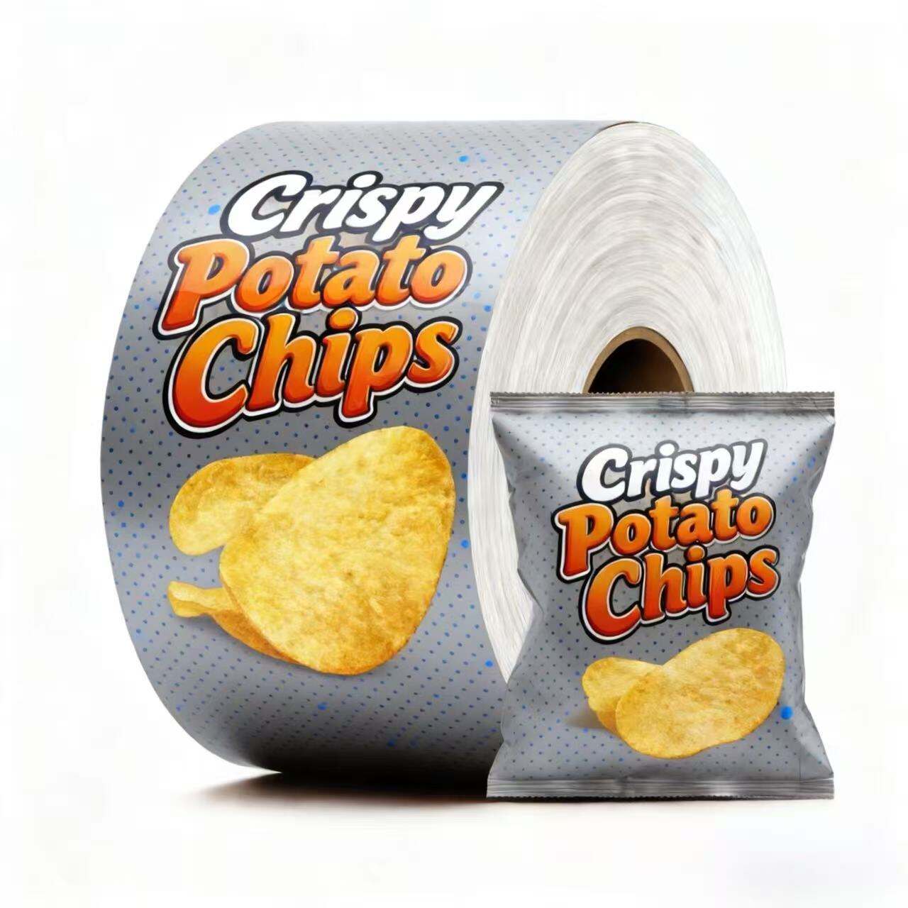 Snack Potato Chips Sachet Wrapping Packaging Film Roll